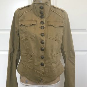 Free People Fitted Cotton Jacket.